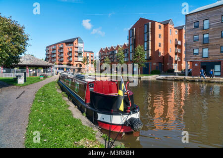 Chester canal Port, 18. Jahrhundert, Transport, Telford, Stadtzentrum Chester, England, Stockfoto