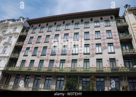 Haus auf der linken Linie in Wien Wien Österreich Stockfoto