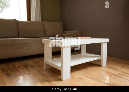 Wohnzimmer Einrichtung im skandinavischen Stil Stockfoto