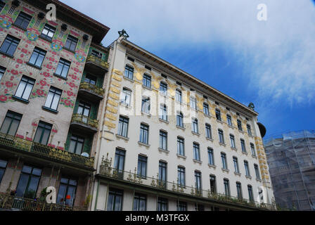 Linke Linie in Wien Österreich Wien Stockfoto