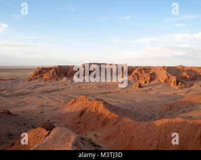 Bayanzag oder die Flaming Cliffs Stockfoto