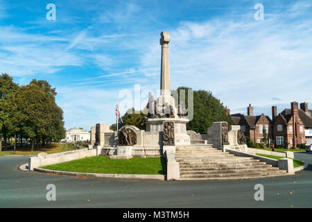 Kriegerdenkmal, Port Sunlight, Galerie, Bebington, Wirral, Merseyside, UK Stockfoto