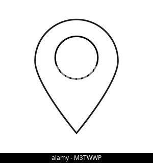 Einfache Lage Symbol Stock Vektor