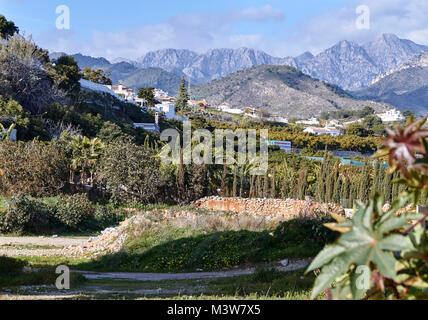 Parque Natural Sierras de Tejeda, Almijara y Almaha, Andalusien, Spanien Stockfoto