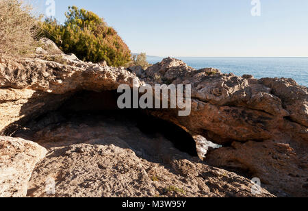 An der Küste von Oropesa del Mar, Spanien Stockfoto