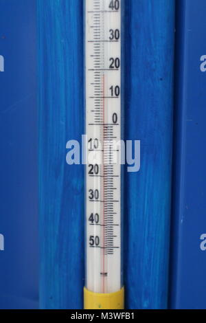 thermometer  temperature in degrees Celsius Stockfoto