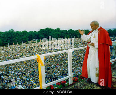 Papst Johannes Paul II. in Polen Reisen - 2/10 Juni 1979 Stockfoto