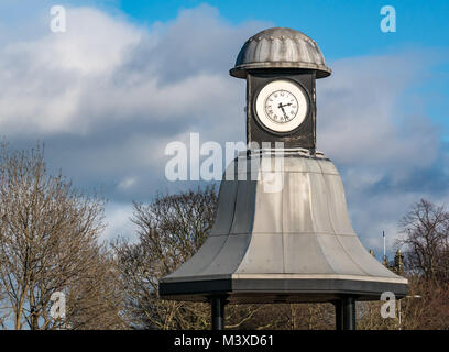 Alte Hayweights Uhr mit Nachmittag Zeit, Mall Allee, Musselburgh, East Lothian, Schottland Großbritannien Stockfoto