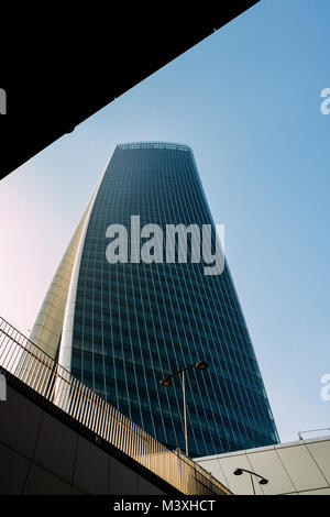 185 m Hadid Turm, auch als Lo Storto Sinn verdreht in Mailand, Italien, von Zaha Hadid Architects bekannt Stockfoto