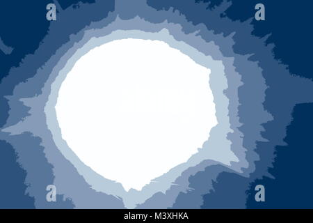 Zusammenfassung Hintergrund des blauen und weißen verzerrt Sonnenschein.. Stockfoto