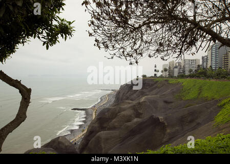 La Marina Leuchtturm Miraflores Lima Peru Stockfoto