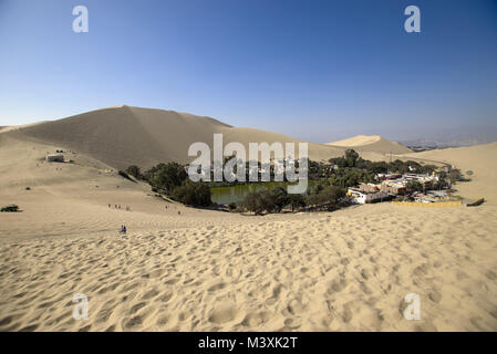 Huacachina Oasis Ica-Dessert, Peru Stockfoto