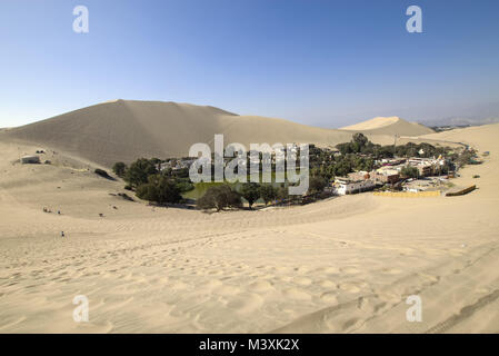 Huacachina Oasis Ica-Dessert, Peru Stockfoto