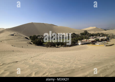 Huacachina Oasis Ica-Dessert, Peru Stockfoto