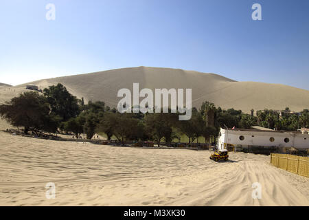 Huacachina Oasis Ica-Dessert, Peru Stockfoto