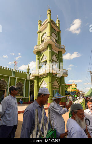 Hpa-An: Moschee,, Karen (Karen), Myanmar (Birma) Stockfoto