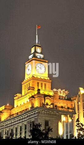 Custom House, The Bund, Shanghai, China Stockfoto