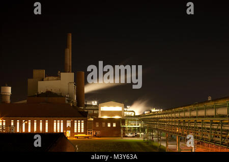 Chemische Anlage in Dormagen, Deutschland Stockfoto