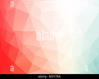 Rot Weiß blauen Dreiecke Hintergrund Stock Vektor