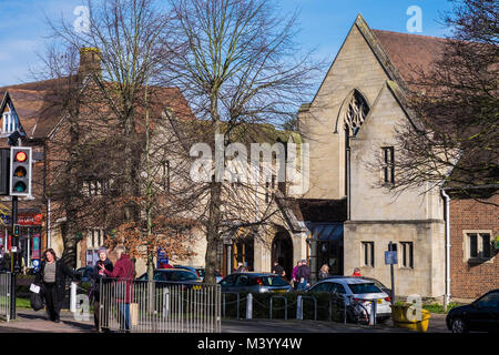 Harpenden ist eine kleine Pendlerstadt in Hertfordshire, England, UK. Stockfoto