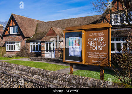 Harpenden ist eine kleine Pendlerstadt in Hertfordshire, England, UK. Stockfoto