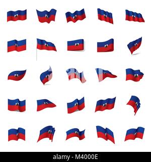 Haiti Flagge, Vektor, Abbildung Stock Vektor