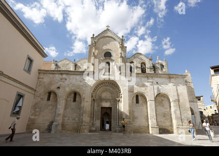 Italien, Basilicata, Potenza, die Fassade der Kirche von St. Johannes der Täufer Stockfoto