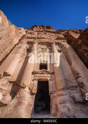 Tempel in Petra Lost City, Jordanien Stockfoto