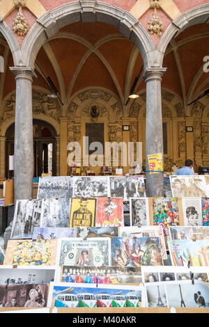 Buchmarkt in Lille, Frankreich Stockfoto