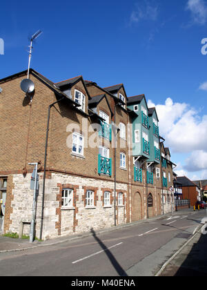 Renovierte Wohnungen in Eling, Totton, Southampton, Hampshire, England, Großbritannien Stockfoto