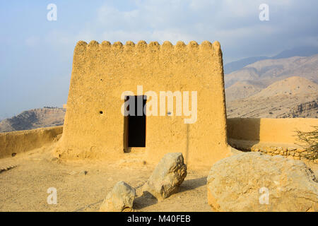 Dhayah Fort, historischen Ort im Norden von Ras Al Khaimah Vereinigte Arabische Emirate Stockfoto