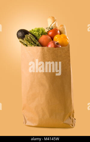 Lebensmittel Tasche Stockfoto