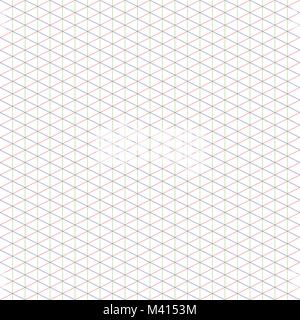 2:1 große isometrische Raster ideal für pixel Kunst, mit drei Achsen: x, y, z. Stock Vektor