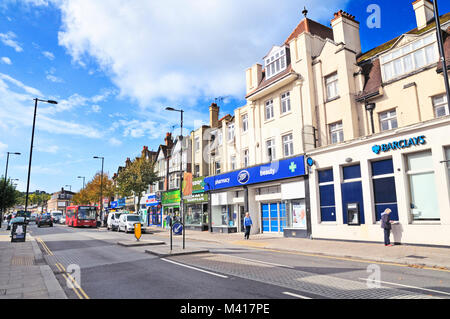 Coulsdon High Street, Surrey, London Borough von Croydon, London, UK Stockfoto