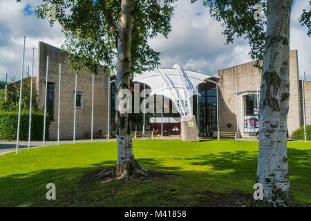 Llangollen Eisteddfod Pavillon, Denbighshire, Wales, Großbritannien Stockfoto