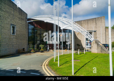 Llangollen Eisteddfod Pavillon, Denbighshire, Wales, Großbritannien Stockfoto