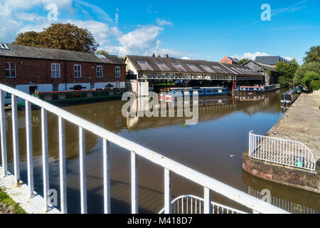 Chester canal Port, 18. Jahrhundert, Transport, Telford, Stadtzentrum Chester, England, Stockfoto