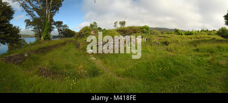 Dunboy Castle Ruins auf der Halbinsel Beara, West Cork Stockfoto