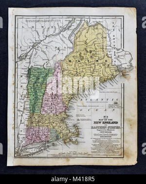 1839 Mitchell Karte - Vereinigte Staaten Stockfoto