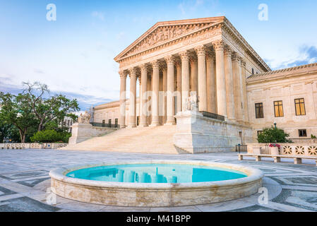 United States Supreme Court Gebäude in Washington DC, USA. Stockfoto