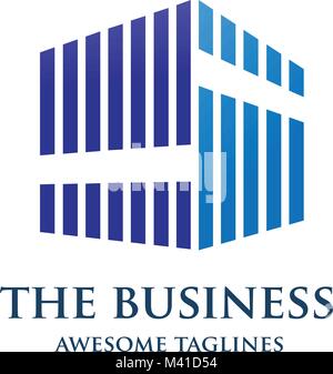 Buchstabe S Gebäude abstrakte Logo Design Template Stock Vektor