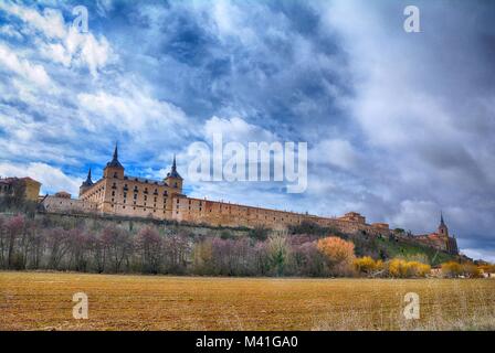 Ducal Palast in Lerma, von Francisco de Mora in Lerma, Kastilien und Leon. Spanien Stockfoto