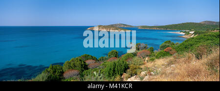 Italien, Sardinien, Cagliari Provinz Costa del Sud, Strand von Chia Stockfoto