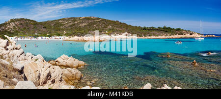 Italien, Sardinien, Olbia Tempio Provinz, die Esmerald Küste (Costa Smeralda), Principe Strand (Spiaggia del Principe) Stockfoto