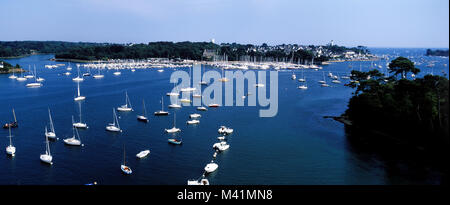 Frankreich, Finistere, Benodet an der Mündung des Odet-Mündung Stockfoto