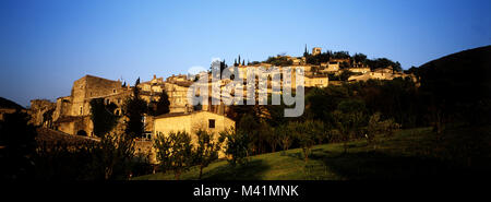 Frankreich, Drome Drome provencale, Mirmande, "Les Plus beaux villages de France (Schönste Dörfer Frankreichs), mittelalterliches Dorf Stockfoto