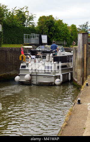 Boot in Culham Schloss an der Themse Oxfordshire Stockfoto