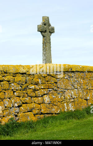 Ardmichael Friedhof und Beerdigung, Isle of South Uist, Äußere Hebriden, Schottland, Großbritannien Stockfoto