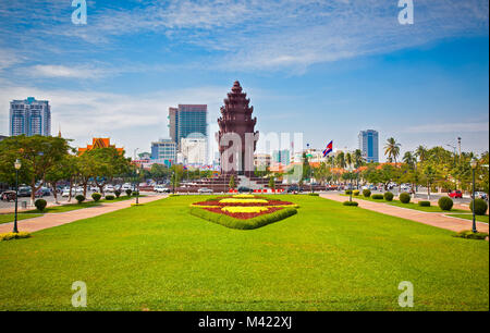 Independence Monument (vimean Ekareach) in Phnom Penh, Kambodscha. Stockfoto