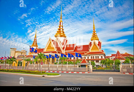 Neue Nationalversammlung in Phnom Penh, Kambodscha. Stockfoto